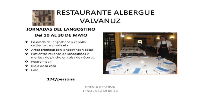 Jornadas_del_Langostino_Albergue_de_Valvanuz