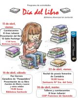 Cartel programa Dia del Libro Santiurde de Toranzo