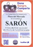 Donar sangre Saron